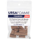 URSA FOAMIE PRO MICROPHONE MOUNTS Soft foam, 24 x 17 x 9mm, caramel (pack of 12)