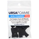 URSA MINI FOAMIE PRO MICROPHONE MOUNTS Soft foam, 22 x 14 x 7mm, black (pack of 12)
