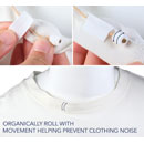 URSA FOAMIE SLEEVE MICROPHONE MOUNT Soft foam, 18 x 9mm, white (pack of 12)