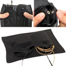 URSA PIN-IT POUCH Double slot, black