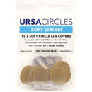 URSA SOFT CIRCLES MICROPHONE COVER Soft fabric, beige (pack of 15 Circles/30 Stickies)