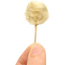 URSA PLUSH CIRCLES MICROPHONE COVER Short fur, beige (pack of 9 Circles/30 Stickies)