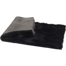 URSA STRAPS FURTANGLES MICROPHONE COVER Long fur, 30 x 15cm piece, black