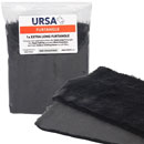 URSA FURTANGLES MICROPHONE COVER Long fur, 60 x 15cm piece, black