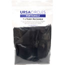 URSA STRAPS FURTANGLES MICROPHONE COVER Long fur, 30 x 15cm piece, black