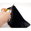 URSA FURTANGLES MICROPHONE COVER Long fur, 60 x 15cm piece, black