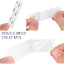 URSA STICKY STRIPS ADHESIVE TAPE Hypoallergenic, 78x22mm, transparent (pack of 60)