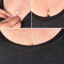 URSA CIRCULAR MINIMOUNT MICROPHONE MOUNT For DPA 6060, 15mm diameter, beige