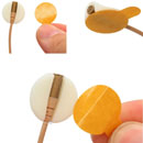 URSA CIRCULAR MINIMOUNT MICROPHONE MOUNT For DPA 6060, 15mm diameter, white