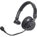 AUDIO-TECHNICA BPHS2S HEADSET Single-ear, dynamic mic, 3-pin male XLR, 6.35mm jack, straight cable