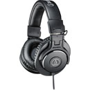 AUDIO-TECHNICA ATH-M30X HEADPHONES Closed, 47 ohms, 3.5mm jack, 6.35mm adapter, straight cable
