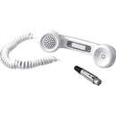 RTS HS-6A HANDSET White, 200 ohms, with 500 ohms mic, coiled cable, XLR 4-pin female