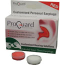 PROGUARD MOULD-YOUR-OWN EARPLUGS Red
