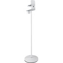 K&M 80310 DISINFECTANT STAND Floor standing, with bracket, round base, drip cup, 1020mm, white