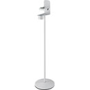 K&M 80310 DISINFECTANT STAND Floor standing, with bracket, round base, drip cup, 1020mm, white