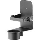 K&M 80335 DISINFECTANT HOLDER Wall/mic stand mount, drip cup, black