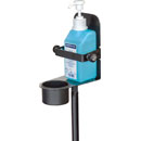 K&M 80335 DISINFECTANT HOLDER Wall/mic stand mount, drip cup, black