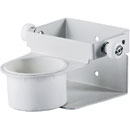 K&M 80370 DISINFECTANT HOLDER Wall mount/table top, adjustable drip cup, white