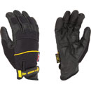 DIRTY RIGGER LEATHER GRIP GLOVES Full handed, medium (pair)