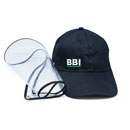 BUBBLEBEE VISOR CAP Removable face shield, black