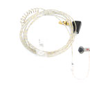 BUBBLEBEE SIDEKICK 2 IN-EAR MONITOR Mono, 3.5mm TRS jack, right side, clear