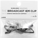 BUBBLEBEE BROADCAST IEM CLIP Large (pack of 2)