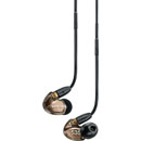 SHURE SE535 EARPHONES In-ear, triple high-definition drivers, detachable cable, bronze