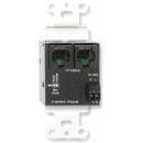 RDL DS-TPS2AM AUDIO SENDER Active, 1x 3.5mm line in, 1x mic in, Format-A RJ45 I/O, stainless steel
