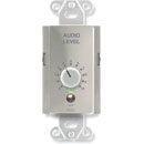 RDL DS-RLC10KM REMOTE Level controller, 0 to 10kOhm, rotary controller, with mute, stainless steel