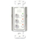 RDL D-RC3M REMOTE AUDIO MIXER 3 channel, with muting, RJ45 control port, white