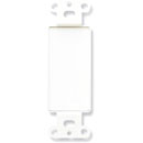 RDL D-BLANK COVER PLATE No cut out, white
