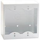 RDL SMB-2W SURFACE MOUNT BOX Double, for Decora remote control, white