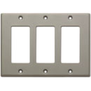 RDL CP-3G COVER PLATE Triple, for SMB-3/DC-3, grey
