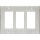RDL CP-3S COVER PLATE Triple, for SMB-3/DC-3, stainless steel