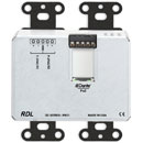 RDL DDB-RN31 DANTE INTERFACE Bi-directional, mic/line, 4x4, XLR/RCA/3.5mm jack in, PoE, black