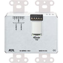 RDL DDS-RN31 DANTE INTERFACE Bi-directional, mic/line, 4x4, XLR/RCA/3.5mm jack in, PoE, silver