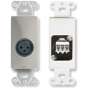 RDL DS-XLR3F AUDIO INTERFACE Input, 3-pin XLR in, stainless steel