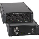 RDL AV-LN4 DANTE INTERFACE Input, 4x line level XLR, Dante network output