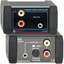 RDL EZ-HK1 HUM KILLER ISOLATION TRANSFORMER Audio, stereo, RCA (phono) and 3.5mm 3-pole jack I/O