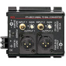 RDL FP-UBC2 CONVERTER Audio, unbalanced to balanced, RCA (phono) in, XLR out, 2 channel