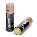 DURACELL MN1500 BATTERY, AA size, alkaline, 1.5V (pack of 4)