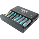 ANSMANN Powerline 8 desktop battery charger, AA or AAA