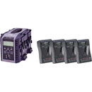 IDX EP-9/4Si BATTERY PACKS AND CHARGER PACKAGE 4x 6.15Ah E-HL9, VL-4Si charger