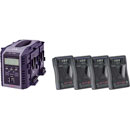 IDX EP-9/4Si BATTERY PACKS AND CHARGER PACKAGE 4x 6.15Ah E-HL9, VL-4Si charger