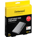 INTENSO Premium External SSD, 1.8 inch, USB 3.0, 512GB