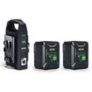 ANTON BAUER TITON MICRO BATTERY KIT With 2x Titon Micro 150VM and 1x VM2