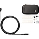 SHURE TWINPLEX TL47 MICROPHONE Subminiature, omni, with accessory pack, MicroDot connector, black