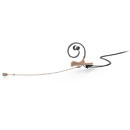 DPA 4166 SLIM MICROPHONE Single in-ear headset, omni, single ear, MicroDot, 110mm boom, beige