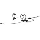 DPA 4166 SLIM MICROPHONE Dual in-ear headset, omni, dual ear, MicroDot, 110mm boom, black