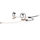 DPA 4166 SLIM MICROPHONE Dual in-ear headset, omni, dual ear, MicroDot, 110mm boom, beige